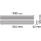 LEDVANCE light fixture LED LN.IndiviLED.PFM 34W 4200lm/840 IP20 60Y ;DALI