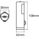 LEDVANCE light.flashlight.LED NIGHTLUX.TORCH 0.35W 10lm/840 PIR; silver