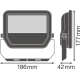 LEDVANCE light.flood.LED FLOODLIGHT.PFM 30W 3300lm/830 IP65 70Y; white