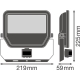 LEDVANCE light.flood.LED FLOODLIGHT.PFM 50W 5500lm/830 IP65 70Y; black sensor