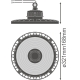 LEDVANCE light.highbay.LED HIGHB.PFM 190W 27000lm/840/110° IP65 80Y ;