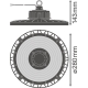 LEDVANCE light.highbay.LED HIGHB.PFM 93W 13000lm/865/70° IP65 80Y ;