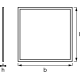 LEDVANCE light panel.LED PANEL ECO 40W 3200lm/830 IP20 30Y ;60x60