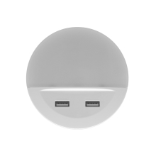 LEDVANCE light socket LED LUNETTA USB 13W 3lm/830 2xUSB; white