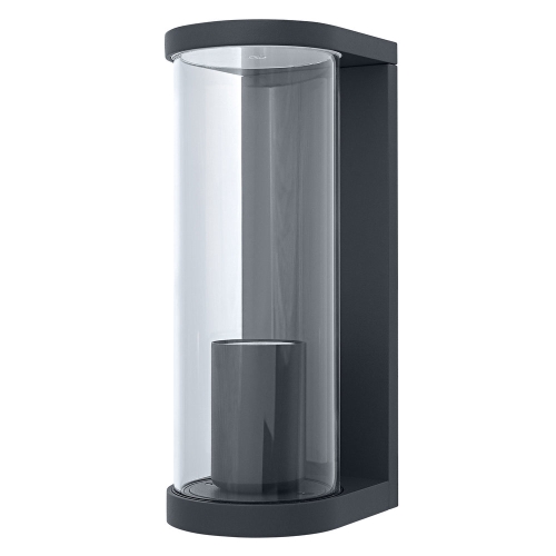 LEDVANCE light wall lamps. EnduraC Tubular 1xE27 IP44 dark gray