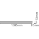 LEDVANCE lighting accessory TruSys.PFM cover.for.empty.rail; 1500mm