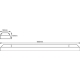 LEDVANCE linear light LED Power Batten 24W 2300lm/830/170 ° IP20 ; 600mm