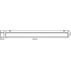 LEDVANCE linear light LED Square 14W 1250lm/930-940/180 ° IP44 ;Click-CCT