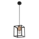 LEDVANCE pendant lights. DECOR.NAIROBI.P 1xE27 ; black/wood