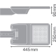 LEDVANCE public light LED SL.FLEX.S.PFM 13W 1650lm/727/25x145° IP66 100Y ;