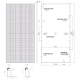 LEDVANCE PV panel.solar 540Wp monofac. 228x113cm F3; all-black cable 0.3m