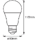 LEDVANCE SMART+ bulb A60 8.5W/60W E27 27-6500K 806lm Dim 20Y BT