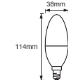 LEDVANCE SMART+ candle B38 4.9W/40W E14 27-6500K 470lm Dim 20Y ZB