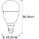 LEDVANCE SMART+ chandelier P40 5W/40W E14 27-6500K 470lm Dim 20Y BT