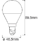 LEDVANCE SMART+ chandelier P47 5W/40W E14 27-6500K 470lm Dim 20Y WIFI 3-pack