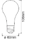 LEDVANCE SMART+ filam.bulb A60 6W/53W E27 2400K 680lm Dim 15Y golden ZB