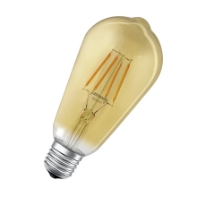 LEDVANCE SMART+ filam.bulb ST60 6W/53W E27 2400K 680lm Dim 15Y golden ZB