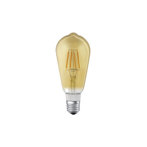 LEDVANCE SMART+ filam.bulb ST64 6W/55W E27 2400K 725lm Dim 15Y golden BT