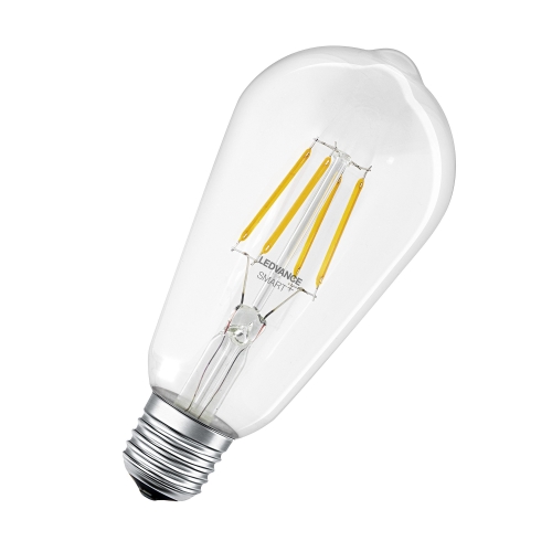 LEDVANCE SMART+ filam.bulb ST64 6W/60W E27 2700K 806lm Dim 15Y BT