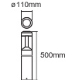 LEDVANCE SMART+ light column LED Modern Latern 12W 650lm/RGBW 50cm BT