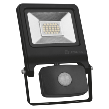 LEDVANCE svít.flood.LED FLOODLIGHT.VALUE 20W 1700lm/840 IP44 30Y ;sensor; black