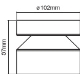 LEDVANCE wall light LED Endura 6W 360lm/830/ IP44;