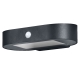 LEDVANCE wall light LED Endura.S.SolarOvalS 4W 380lm/830 IP44; Sen. black