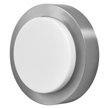 LEDVANCE wall light LED EnduraS Disc 8W 370lm/830 IP44 stainless steel