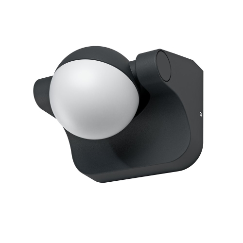 LEDVANCE wall light LED EnduraS Sphere 8W 600lm/830 IP44 dark gray