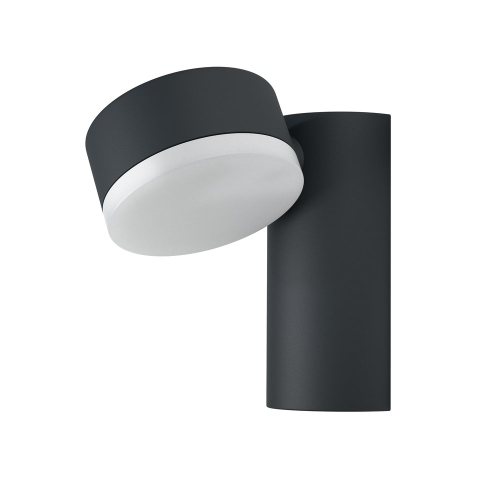 LEDVANCE wall light LED EnduraS SpotRD 8W 440lm/830 IP44 dark gray