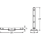 LEDVANCE wall light LED STIXX.SI.ROL1 0.6W 25lm/865/90 ° IP20;