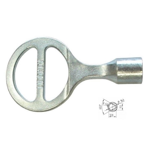 LIDOK key 01.036 3-edge d-12.8mm