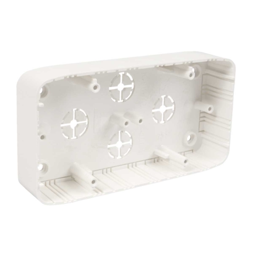 LK 80X28 2T - Junction box, color super white/RAL9003, package - 10/60 pcs