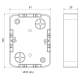 LK 80X28 2ZT - Junction box, color super white/RAL9003, package - 10/80 pcs