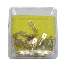 METRODIS pin. crimping flat 7212-03 s=6.3mm wire 2.5mm blister-20pcs