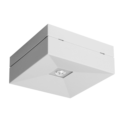 MODES emergency lighting LED LOVATO II 1x3W SA/SE/1h. IP41 acc.; U-Univ.Optics