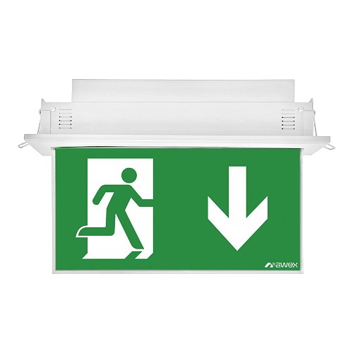 MODES emergency lighting LED PLEXILED 2W SA/SE/1h. IP20 floor; white