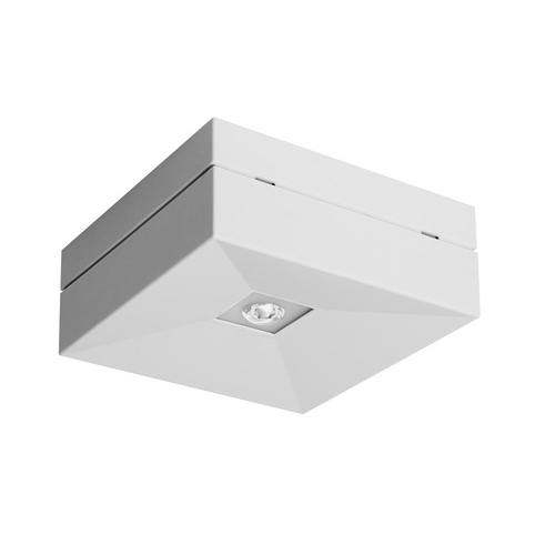 MODUS emergency light LED LOVATO II 1x3W SA/3h. IP41 acc.; U-Univ. Opt. white