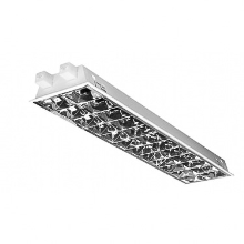 MODUS I 2x36 W aluminum double. parab., EP 1-10V dimmable