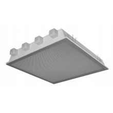 MODUS I 2x36 W with prismatic PET, IP40, cover, 600