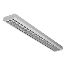 MODUS LLX 1x36 W aluminum, low, electronic front, emergency source