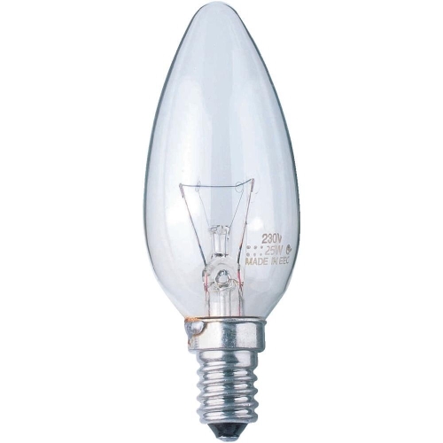 NARVA incandescent candle clear 25W E14 240V