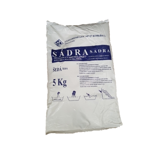 NIL construction and electricians gray plaster; pack. 5 kg