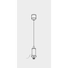 NORD.ALUM suspension.cable lock.upper SSWD10 for GlobalTrac 1m; chrome