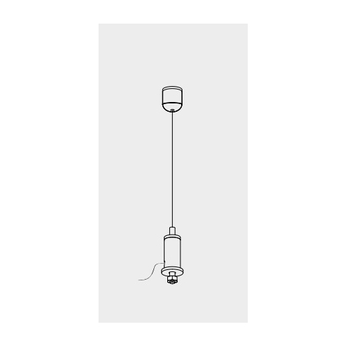 NORD.ALUM suspension.cable lock.upper SSWD10 for GlobalTrac 1m; chrome