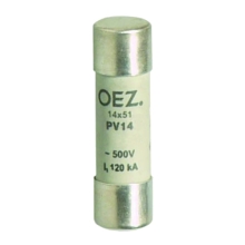 OEZ fuse. ceramic cylindrical PV14 10A gG