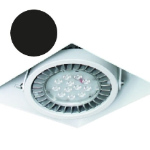 ORGANIC.LIGHT downlight LED Box Trimless X1 1x18W 24° black