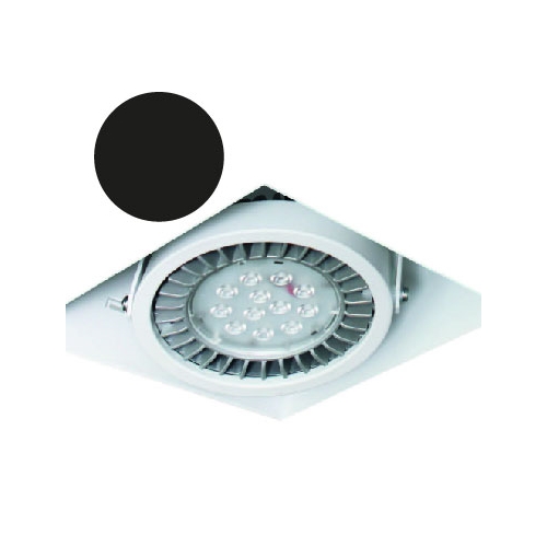 ORGANIC.LIGHT downlight LED Box Trimless X1 1x18W 24° black