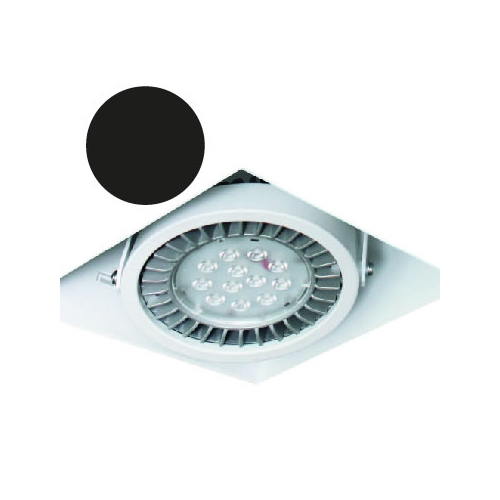 ORGANIC.LIGHT downlight LED Box Trimless X2 1x18W 40° black