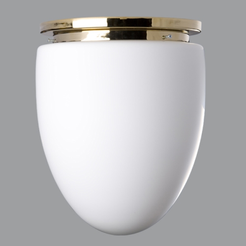 OSMONT ceiling light. MIRA-R 1x75W E27 IP43; brass sensor